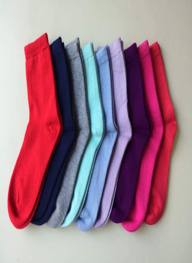 iMongol Pure Cashmere Women Men Unisex Ankle Short Causal Thick Socks, Smooth Toes and Heel Sewed by Handwork (2 Pairs, US 5-10, LightGrey/LightGrey) - Image 3